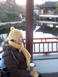 Verica in the Chinese garden