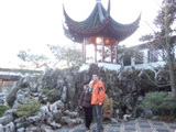 Verica and Jovca in the Chinese garden